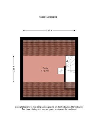 Floorplan - Kerkstraat 23, 8315 AD Luttelgeest